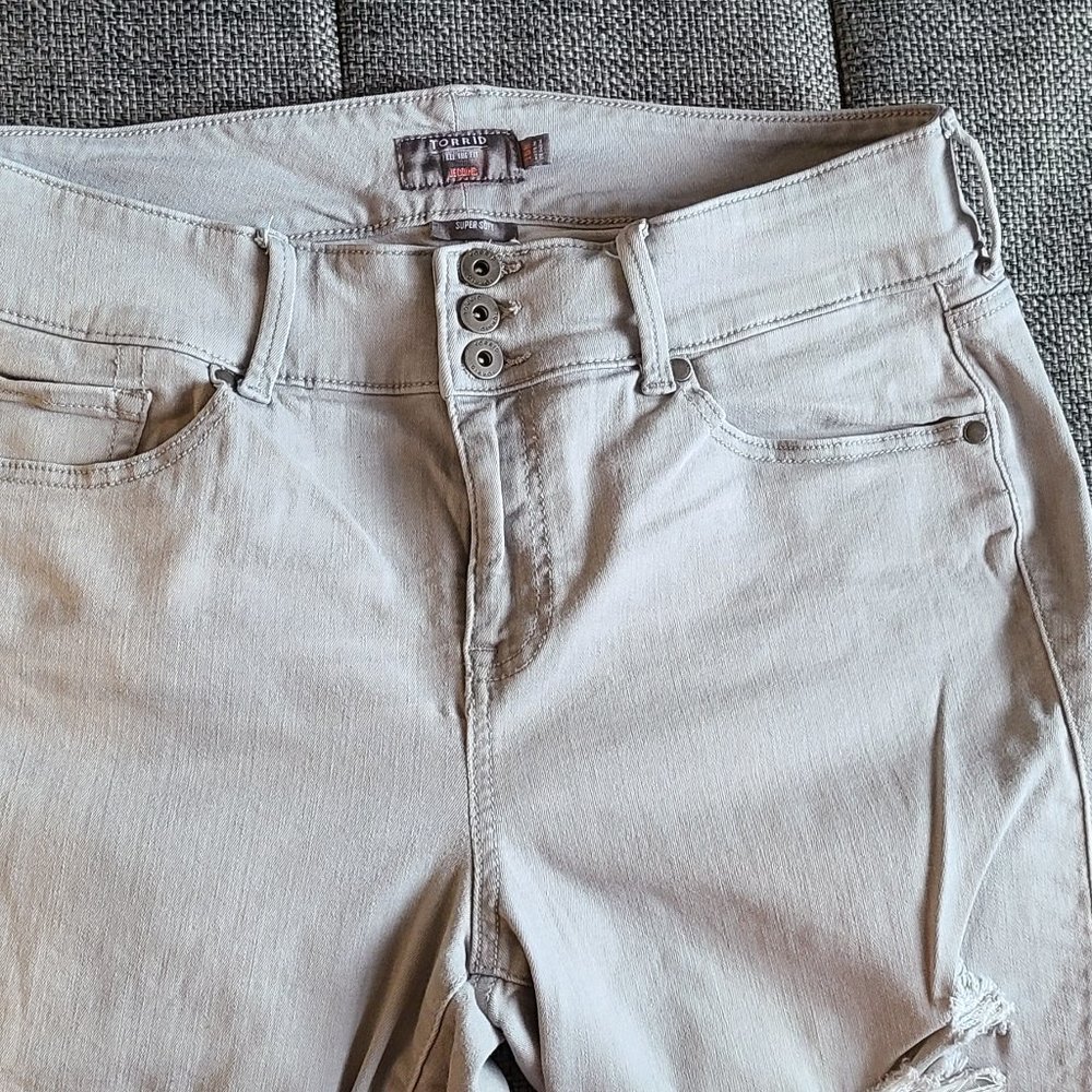 Torrid Grey Jegging 16 Regular